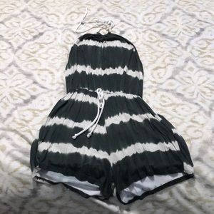 Love Culture romper; olive green; Size S